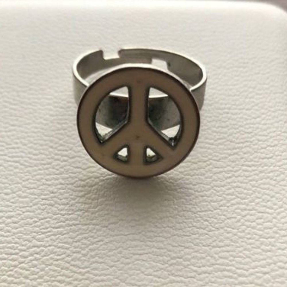Adjustable Peace Ring